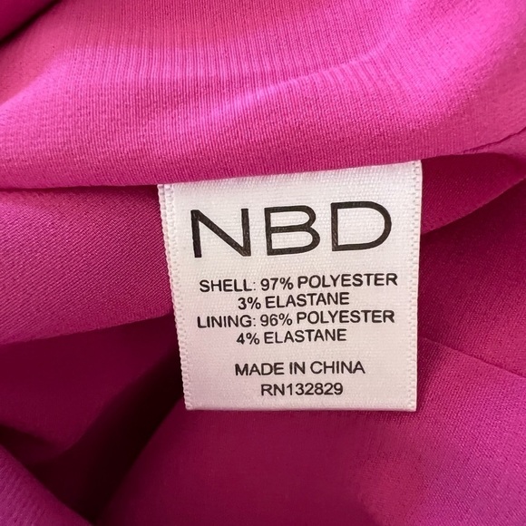 NBD Sugar Pine Bodycon Dress in Fuchsia - Picture 8 of 9